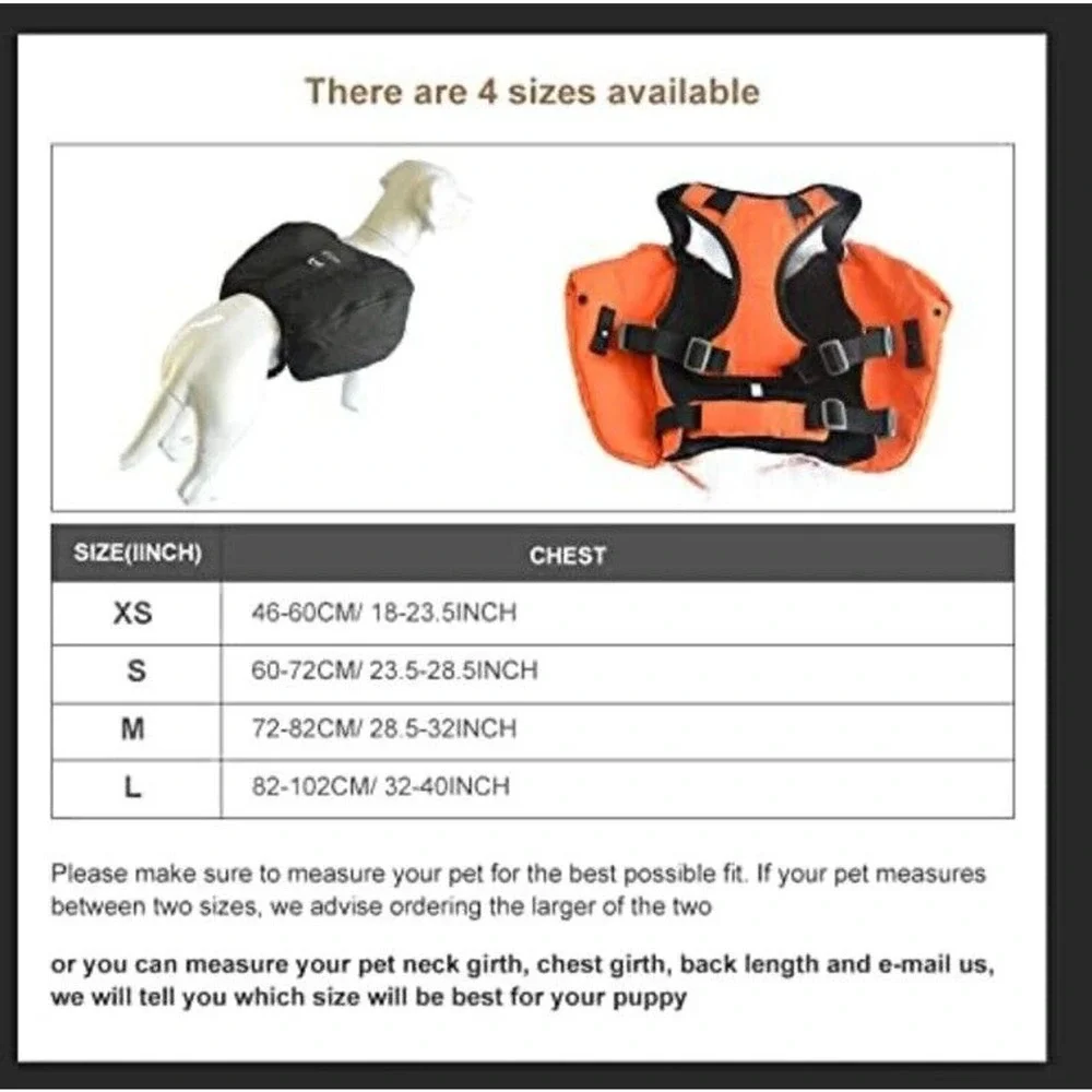 New Lovelonglong Dog Backpack for Hiking, Multifunctional Dog Day Pack Size XS